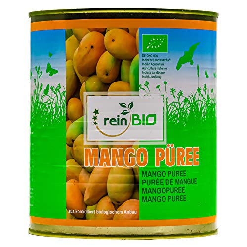 reinBIO BIO Mango-Püree - 6x 3kg Dose - pürierte Mango indisches Obst-Püree Mango fruchtige Mango Mangofrucht Mangomark Obstkonserve vegan glutenfrei schonend verarbeitet ungezuckert ohne Zusätze reinBIO BIO Mango-Püree - 6x 3kg Dose - pürierte Mango indisches Obst-Püree Mango fruchtige Mango Mangofrucht Mangomark Obstkonserve vegan glutenfrei schonend verarbeitet ungezuckert ohne Zusätze von Hymor