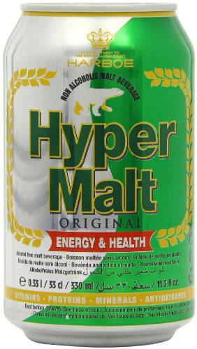 Hyper Malt Alkoholfreies Malzgetränk, 330 ml Dosen (24 Stück) von Hypermalt