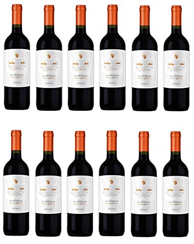 12x 0,75l - 2023er - I Castelli Romeo e Giulietta - Merlot - Veneto I.G.P. - Italien - Rotwein trocken 12x 0,75l - 2023er - I Castelli Romeo e Giulietta - Merlot - Veneto I.G.P. - Italien - Rotwein trocken von I Castelli Romeo e Giulietta