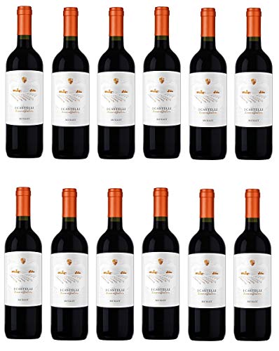 12x 0,75l - I Castelli Romeo e Giulietta - Merlot - Veneto I.G.P. - Italien - Rotwein trocken von I Castelli Romeo e Giulietta