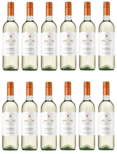 12x 0,75l - I Castelli Romeo e Giulietta - Pinot Grigio - Veneto I.G.P. - Italien - Weißwein trocken von I Castelli Romeo e Giulietta