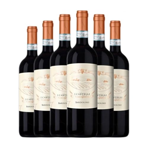 I Castelli Bardolino Jung 75 cl Rotwein (Karton mit 6 Flaschen von 75 cl) von I Castelli
