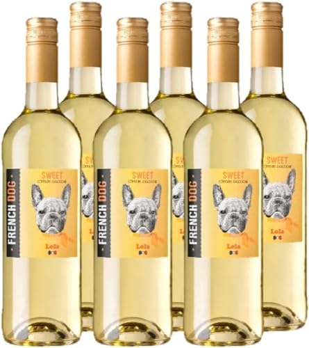 French Dog Sweet (6 x 0,75 l) Weißwein aus Frankreich; süß und ausgewogen im Geschmack; lieblich und fruchtig; ideal als Aperitif, zu weißem Fleisch und asiatischen Gerichten von I Heart