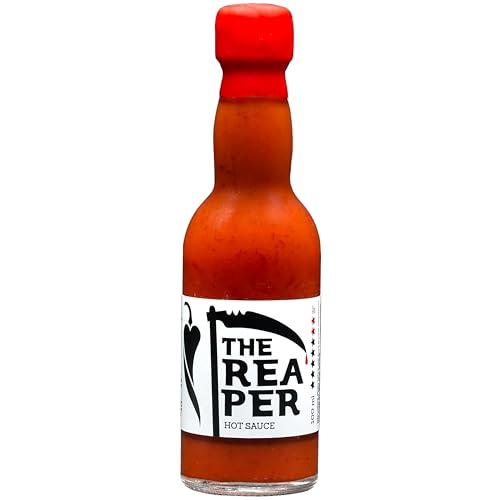 I LOVE SPICY The Reaper Scharfe Chilisauce 100 ml Labor Gemessen: 96.581 SHU, 85%, Carolina Reaper Chili Pfeffer, Schärfe 7/5 Louisiana Stil I LOVE SPICY The Reaper Scharfe Chilisauce 100 ml Labor Gemessen: 96.581 SHU, 85%, Carolina Reaper Chili Pfeffer, Schärfe 7/5 Louisiana Stil von I LOVE SPICY