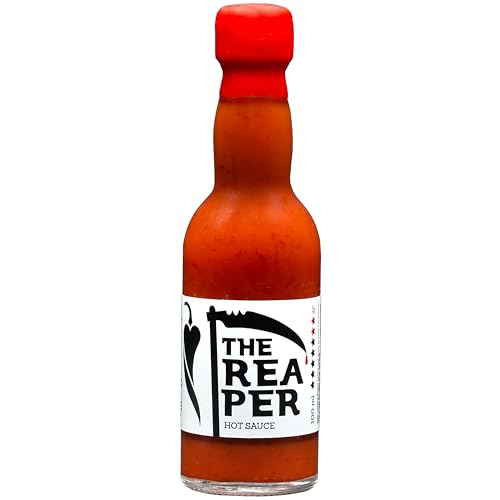 I LOVE SPICY The Reaper Scharfe Chilisauce 100 ml Labor Gemessen: 96.581 SHU, 85%, Carolina Reaper Chili Pfeffer, Schärfe 7/5 Louisiana Stil von I LOVE SPICY