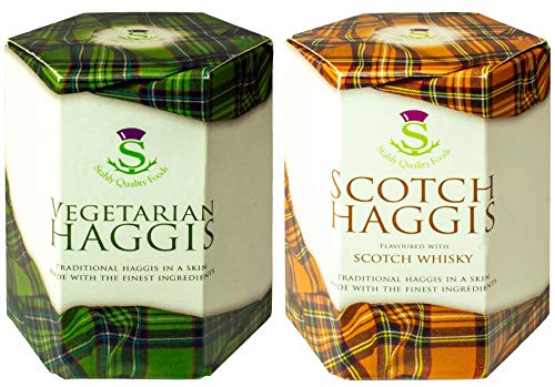 2 Pack Schottische Vegetarische Haggis und Scotch Whisky Haggis Schottisches Essen Geschenke Schottlands Nationalgericht 2 Pack Schottische Vegetarische Haggis und Scotch Whisky Haggis Schottisches Essen Geschenke Schottlands Nationalgericht von I LUV LTD