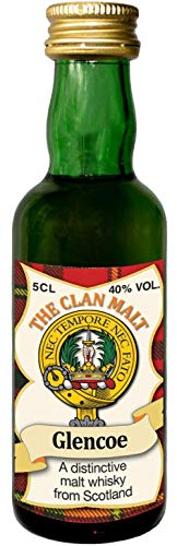MacDonald of Glencoe Clan Crest Malt Whisky Miniaturflasche, Hergestellt in Schottland von I LUV LTD