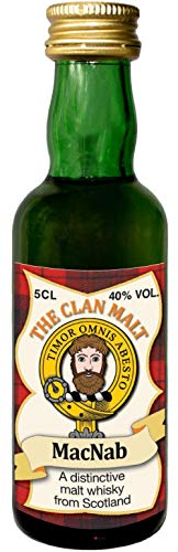 MacNab Clan Crest Malt Whisky Miniaturflasche, Hergestellt in Schottland von I LUV LTD