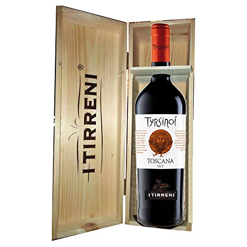 Italienischer Rotwein Tyrsinoi vino rosso IGT di Toscana I Tirreni (1 flasche 75 cl.) von I Tirreni