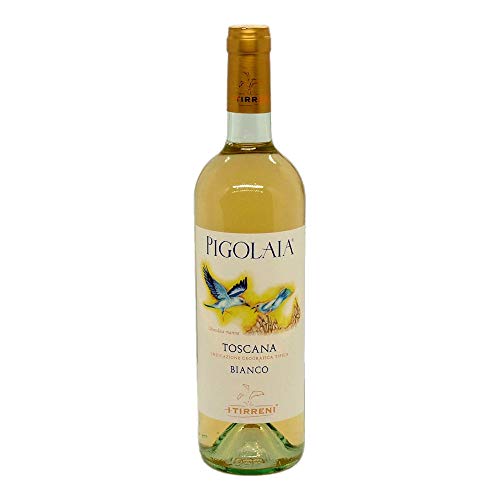 Italienischer Weißwein Pigolaia vino bianco IGT di Toscana I Tirreni (1 flasche 75 cl.) von I Tirreni