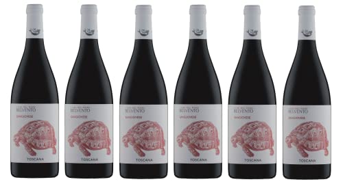 6x 0,75l - 2022er - I Vini del Mare Belvento - Sangiovese - Toscana I.G.P. - Italien - Rotwein trocken 6x 0,75l - 2022er - I Vini del Mare Belvento - Sangiovese - Toscana I.G.P. - Italien - Rotwein trocken von I Vini del Mare Belvento