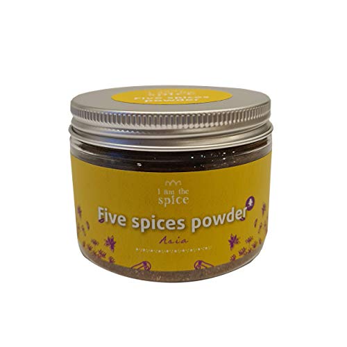 I am the spice Mix von fünf Gewürze-Pulver für asiatische Küche - Gewürznelken, Zimt, schwarzer Pfeffer, Fenchelsamen, Sternanis, 80g von I am the spice