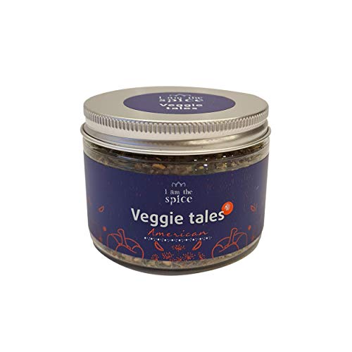 I am the spice Veggie Tales Gewürzmischung Würzmischung für Grill Gemüse, Amerikanische Küche, 90g von I am the spice