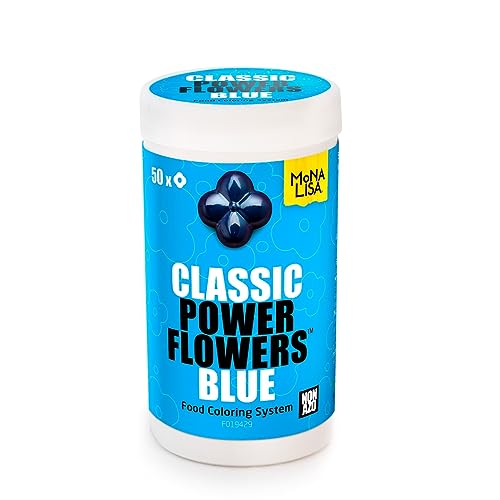 PowerFlowers - Blau, AZO-freie Lebensmittelfarbe für Schokolade, Mona Lisa, 50g von IBC BELGIUM BVBA
