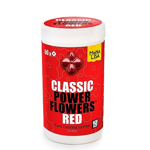 PowerFlowers - Rot, AZO-freie Lebensmittelfarbe für Schokolade, Mona Lisa, 50g von IBC BELGIUM BVBA