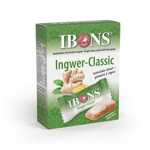 IBONS Kaubonbons 60 g (Ingwer-Classic) von IBONS