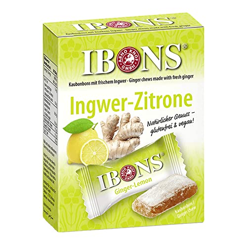 IBONS Kaubonbons 60 g (Ingwer-Zitrone) von IBONS