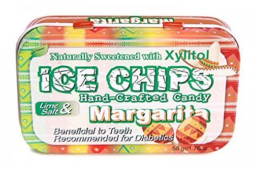 ICE CHIPS Candy Tin Margarita, 1.76 Ounce by ICE CHIPS Candy von ICE CHIPS