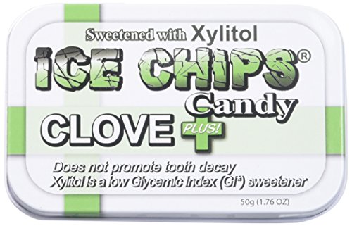 ICE CHIPS Candy Hand Crafted Tin Clove Plus Candy, 1.76 Ounce von ICE CHIPS