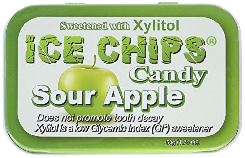 ICE CHIPS Sour Apple Candy, 1.76 Ounce von ICE CHIPS