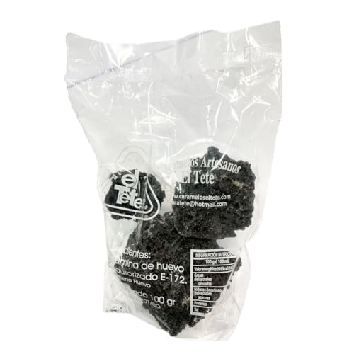 Süße Kohle für Könige Glutenfreie Zuckerkohle (Süßkohle, 100 g, 10 Beutel) von ICHUCHES