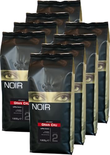 Café Crème Noir Gran Cru 8 x 1.000g | Bohnenkaffee von ICS International