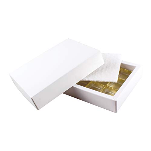IDEE & WERK Pralinenbox - Weiß, Elegant, 159 x 122 x 30 mm, für 12 Pralinen, DIY Pralinen, Lebensmittelechter Kunststoffblister IDEE & WERK Pralinenbox - Weiß, Elegant, 159 x 122 x 30 mm, für 12 Pralinen, DIY Pralinen, Lebensmittelechter Kunststoffblister von IDEE & WERK
