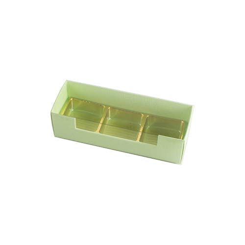 Pralinenstange - für 3 Pralinen - hellgrün strukturiert | DIY Pralinen | Pralinen verpacken Pralinenstange - für 3 Pralinen - hellgrün strukturiert | DIY Pralinen | Pralinen verpacken von IDEE & WERK