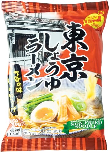 IGARASHI SEIMEN Nudeln, Instant Ramen mit Tokyo Style Soja Sauce (Tokyo Shoyu Ramen), 20er Pack (20 x 95 g) von IGARASHI SEIMEN