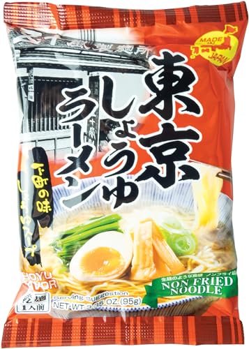 IGARASHI SEIMEN Nudeln, Instant Ramen mit Tokyo Style Soja Sauce (Tokyo Shoyu Ramen), 20er Pack (20 x 95 g) von ODIPPO
