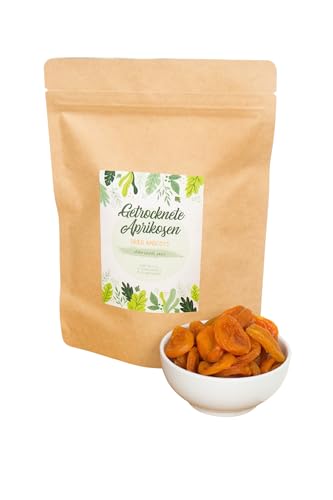 Getrocknete Aprikosen 3kg | unbehandelt ohne Zusatzstoffe | Sonnengereift | 100% natürliche Süße | 1A Qualität | Ideal als Snack, Fruhstuck oder zum Backen von IGART