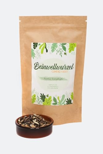 IGART Beinwell Wurzel | Getrocknet Comfrey | Wurzeln Geschnitten | Consoude | Beinwellwurzel | Symphytum Officinale 1A Qualität (500g) von IGART