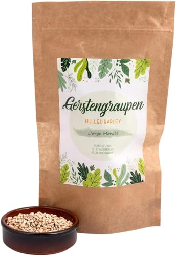 IGART Gerstengraupen 1kg | Ideale Grütze für Suppe, Salaten oder Eintopf | Reich an natürlichem Eiweiß und Ballaststoffen IGART Gerstengraupen 1kg | Ideale Grütze für Suppe, Salaten oder Eintopf | Reich an natürlichem Eiweiß und Ballaststoffen von IGART