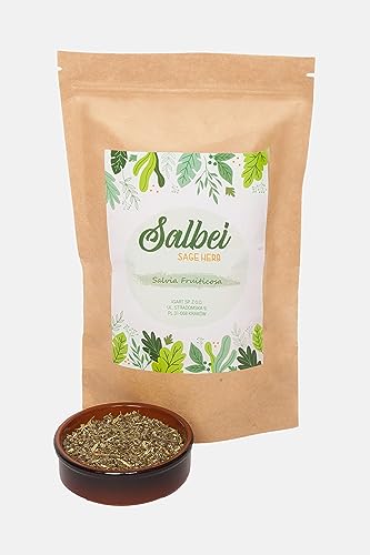 IGART Salbei 1000g 1kg, Sage Herb, Salvia fruiticosa, Natürliche Kraft für Gesundheit und Schönheit, Desinfizierende Wirkung, Antiseptische Eigenschaften von IGART