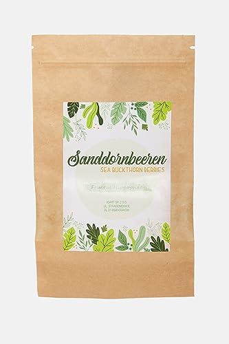 IGART Sanddornbeeren getrocknet ganz 3000g 3kg | Hippophae rhamnoides | Sea buckthorn fruit | Sanddorn Beeren von IGART