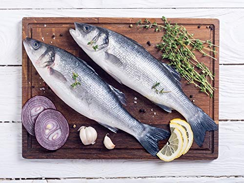Klaasen Wolfsbarsch Loup de Mer, küchenfertig, vakuumiert, 1200g von IHR FACHGESCHÄFT KLAASSEN