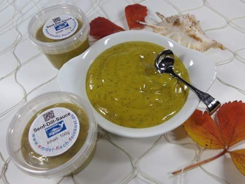 Klaassen Senf-Honig-Dill-Sauce, leicht Süß, Hausgemacht, 250g Klaassen Senf-Honig-Dill-Sauce, leicht Süß, Hausgemacht, 250g von IHR FACHGESCHÄFT KLAASSEN