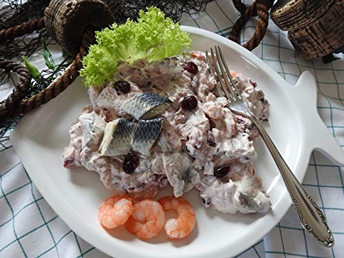 Klaassen Usedomer Fischerschmaus, Bismarckhering, Garnelen, Fischsalat nach traditionellem Rezept, 1000g Klaassen Usedomer Fischerschmaus, Bismarckhering, Garnelen, Fischsalat nach traditionellem Rezept, 1000g von IHR FACHGESCHÄFT KLAASSEN