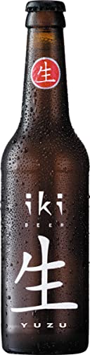 iKi Bio Bier Yuzu, mit grünem Tee und Yuzu, 4,5% vol, obergäriges Craft-Bier, Einweg (1 x 330 ml) von IKI