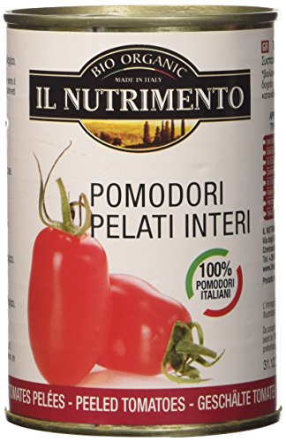 IL NUTRIMENTO Geschälte Tomaten, 12er Pack (12 x 400 g) von Probios