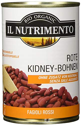 IL NUTRIMENTO Kidney Bohnen - ohne Salz, 12er Pack (12 x 400 g) von IL NUTRIMENTO
