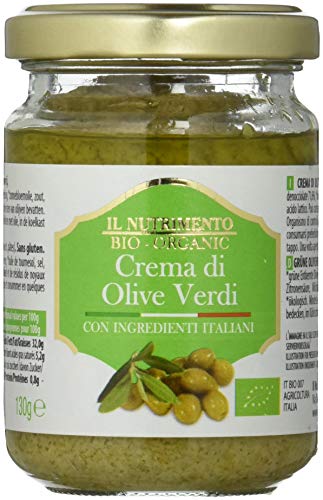IL NUTRIMENTO Olivenpaste aus Grünen Oliven (1 x 130 g) von IL NUTRIMENTO
