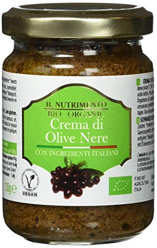 IL NUTRIMENTO Olivenpaste aus Schwarzen Oliven (1 x 130 g) von IL NUTRIMENTO