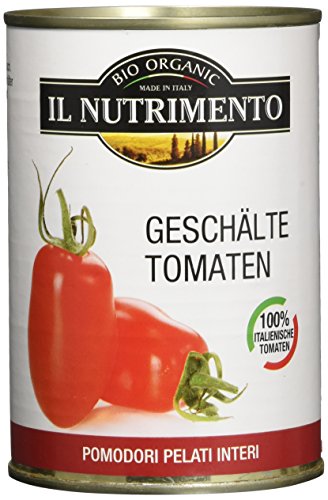 Il Nutrimento Geschälte Tomaten, 6er Pack (6 x 400 g) von IL NUTRIMENTO