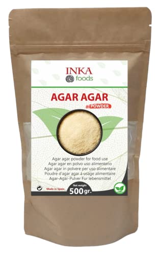 Agar-Agar-Pulver 500 gr - Verdickungsmittel und natürliches pflanzliches Geliermittel Agar-Agar-Pulver 500 gr - Verdickungsmittel und natürliches pflanzliches Geliermittel von INKAFOODS
