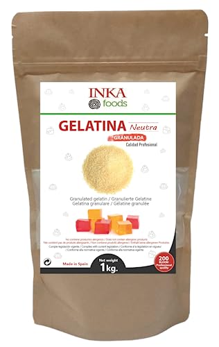 Professionelle granulierte Gelatine, neutraler Geschmack - 1 kg Professionelle granulierte Gelatine, neutraler Geschmack - 1 kg von INKAFOODS