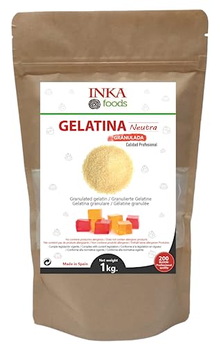Professionelle granulierte Gelatine, neutraler Geschmack - 1 kg von INKAFOODS
