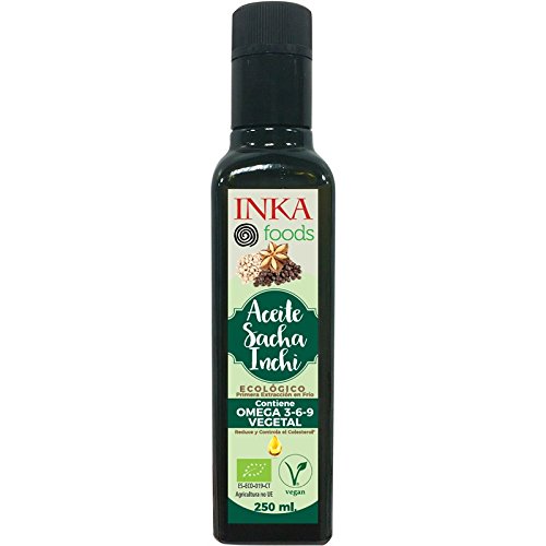 Sacha Inchi Öl, Bio 93% omega 3-6-9: 250 mL Sacha Inchi Öl, Bio 93% omega 3-6-9: 250 mL von INKAFOODS
