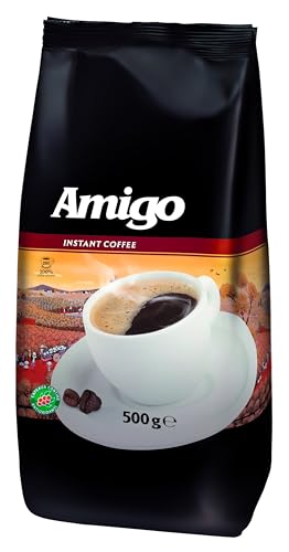 Amigo Instant-Kaffee 500 g löslicher Bohnenkaffee, angenehm intensives Aroma, koffeinhaltig - für insgesamt 280 Tassen Kaffee von INSTICK just add water