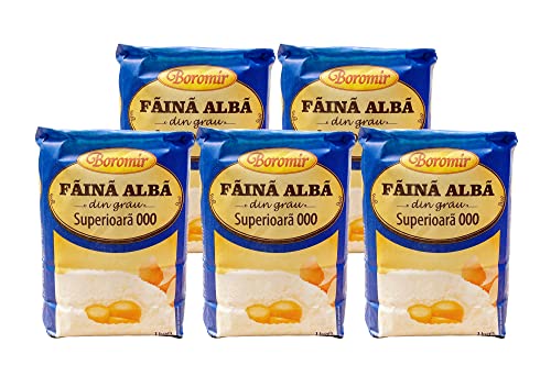 Boromir Weizenmehl - 5x 1 kg - hochwertiges Backmehl für Kuchen Brot Pizza Tortenboden von INSTICK just add water